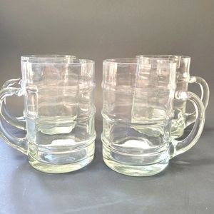 VTG 55 gallon barrel looking glass mugs